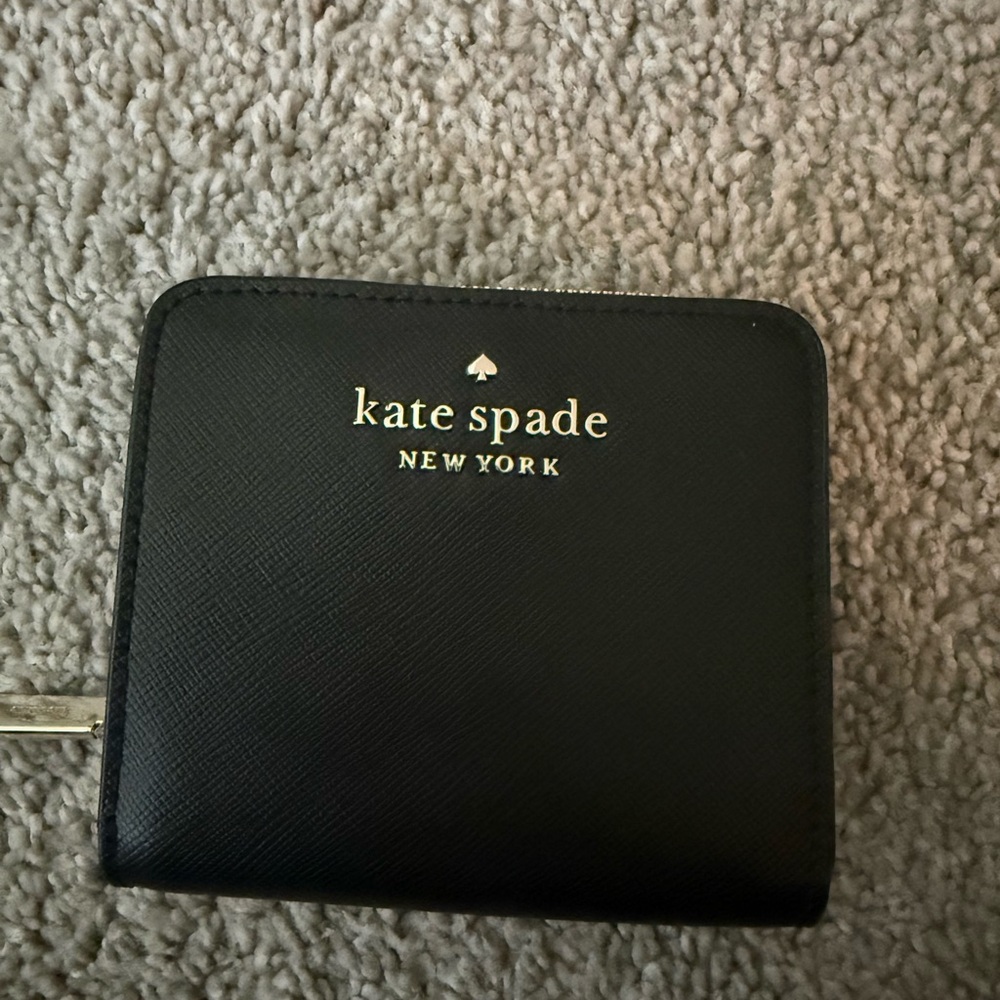 Kate Spade Black Zip Wallet
